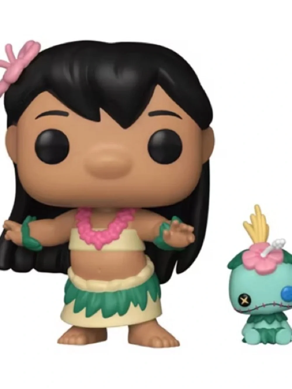 Funko POP! Hula Lilo with Scrump - aqua, pink, green (see pics box damage)